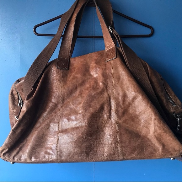 Cole Haan Portage II Leather Duffle Bag - Picture 10 of 11